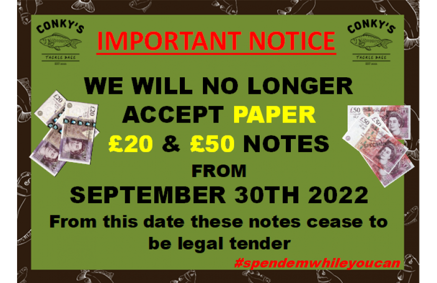 Paper notes due to expire - Note to all customers