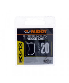 63-13 teflon finnesse carp barbless hooks