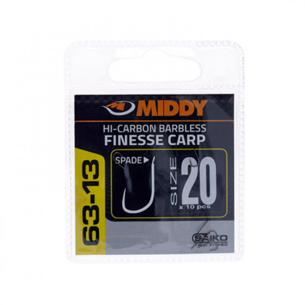 63-13 teflon finnesse carp barbless hooks