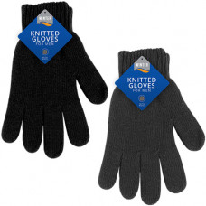 Knitted Wool Gloves - One Size