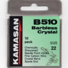 B510 Barbless crystal hooks