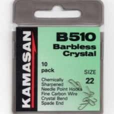 B510 Barbless crystal hooks