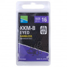 KKM-B Eyed Barbless hook