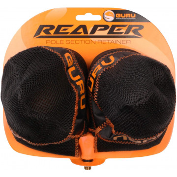 Reaper pole section retainer