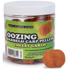 Oozing barbel and carp pellets 